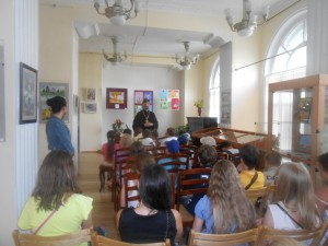 Беседа со школьниками