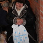 Поздравление бездомных с Рождеством Христовым